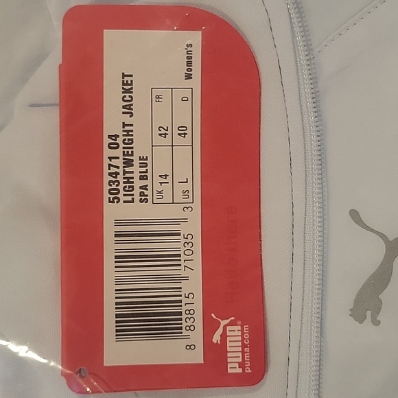 NWT. Puma Women's Lightweigt jacket. - Picture 6 of 15